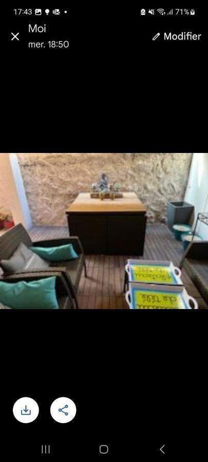 Studio Centre Avec Terrasse Apartment ม็องตง ภายนอก รูปภาพ